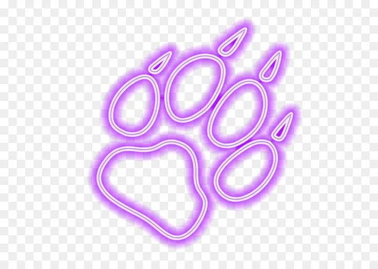 Неоновая лапка