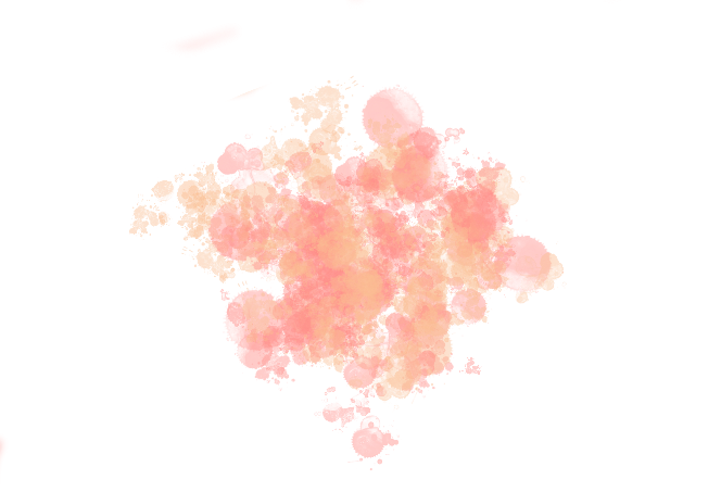 Акварельные брызги розовые