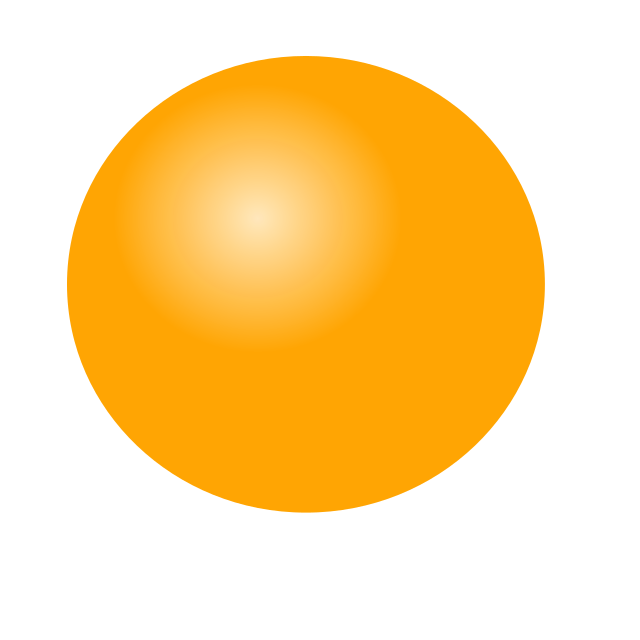 Оранжевый кружок