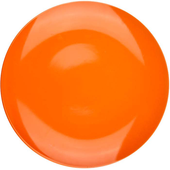 Оранжевый круг на белом фоне