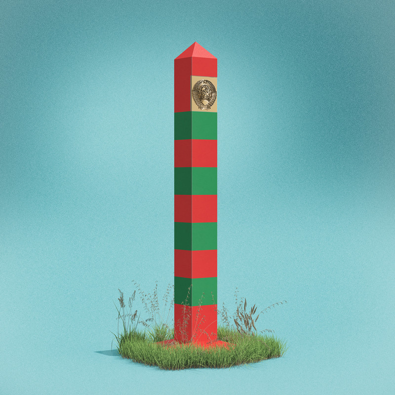 Погран столб СССР