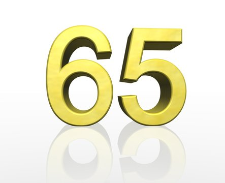 65 Лет цифры