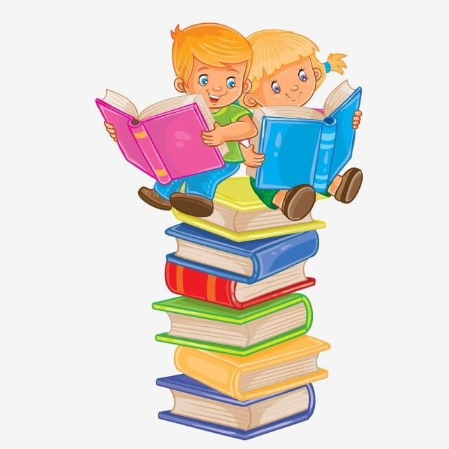 Стопка книг для детей