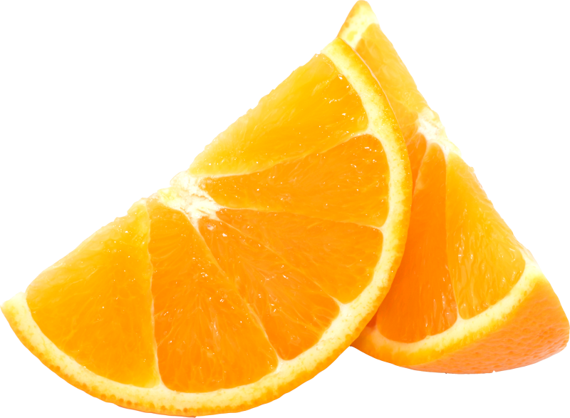 Апельсин на белом фоне