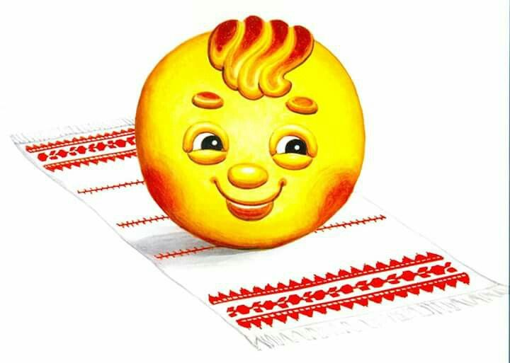 Колобок картинка для детей