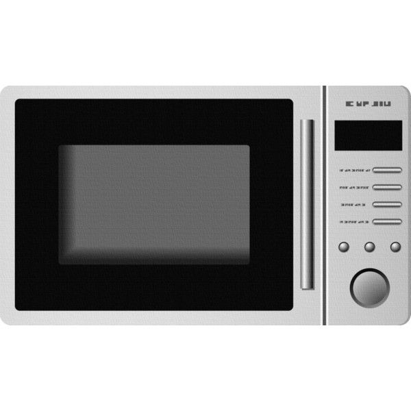 Микроволновка на прозрачном фоне