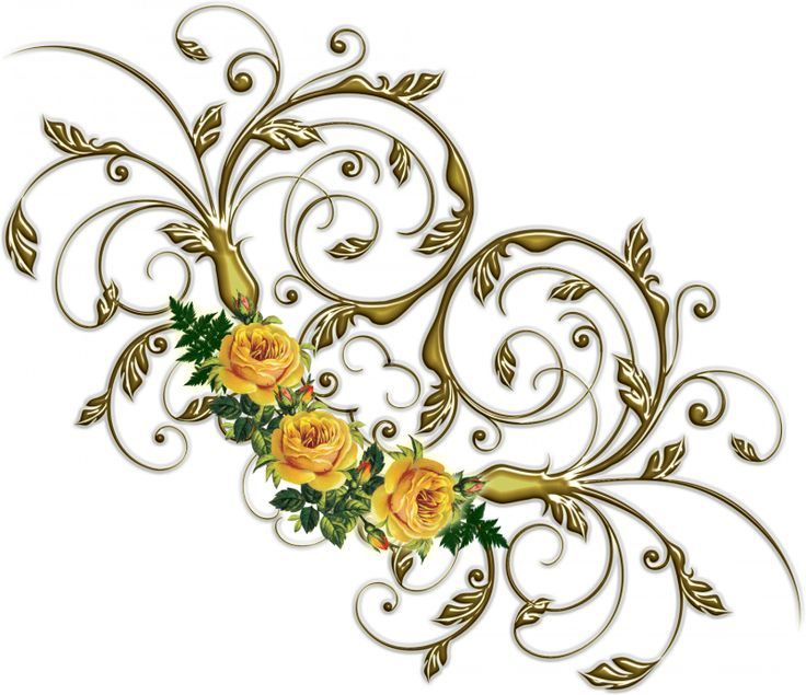 Цветочные завитушки