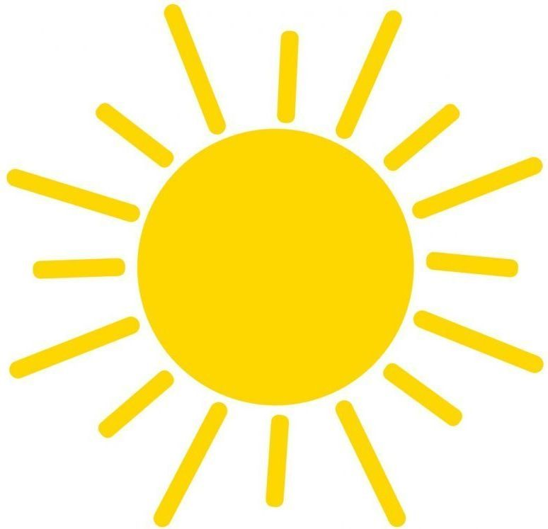 Солнце нарисованное