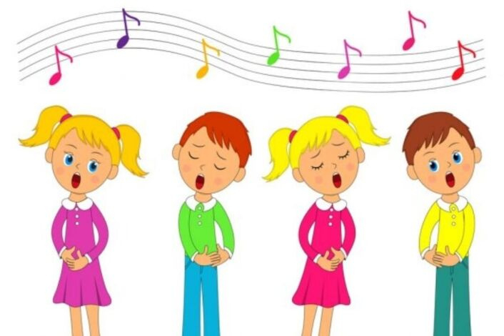 Дети поют в Хоре