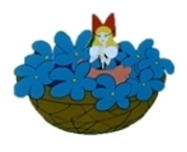 Дюймовочка для детей на прозрачном фоне