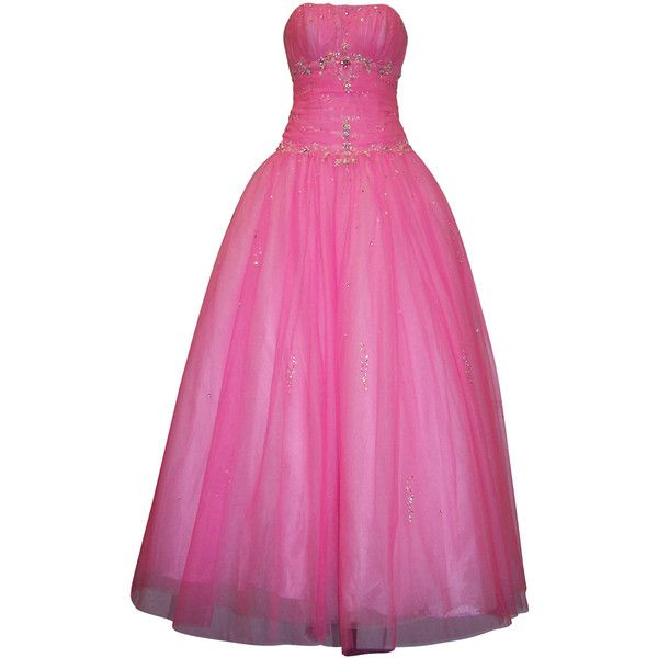 Розовое платье на прозрачном фоне