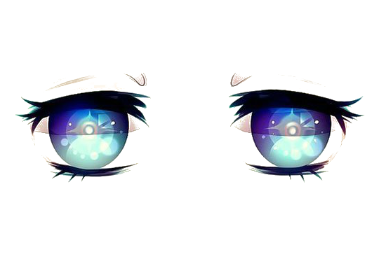 Анимешные глаза без фона