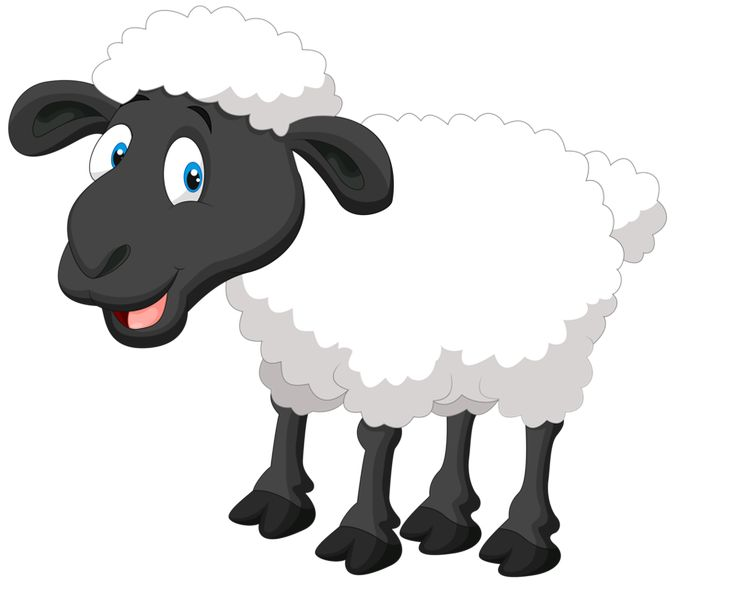 Ягненок мультяшный