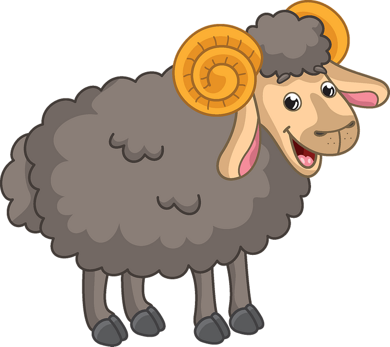 Баран рисунок