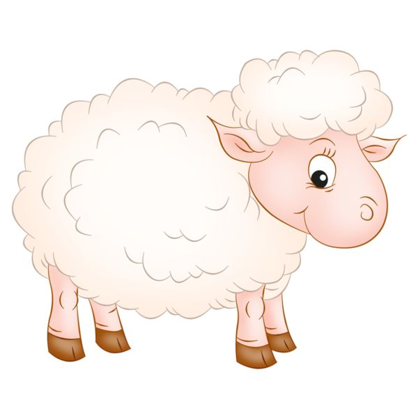 Овца мультяшная