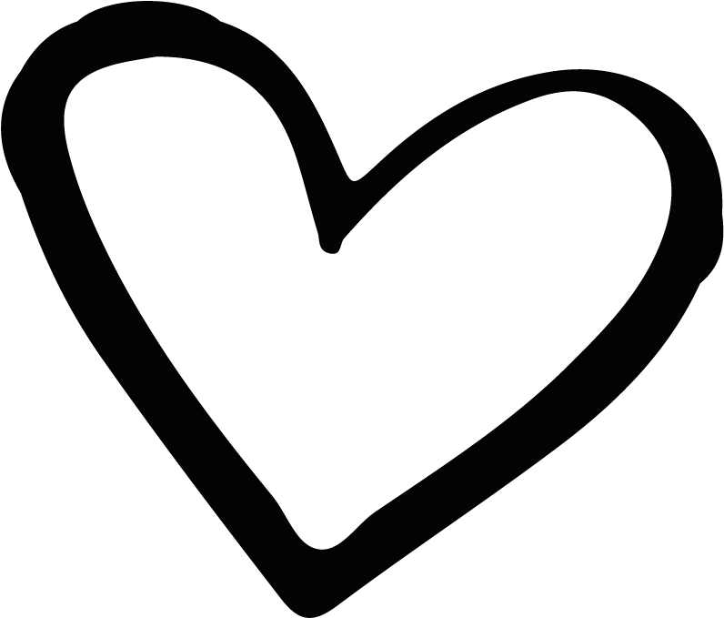 Сердечко контурное