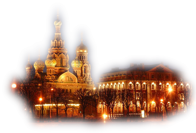 Город на прозрачном фоне