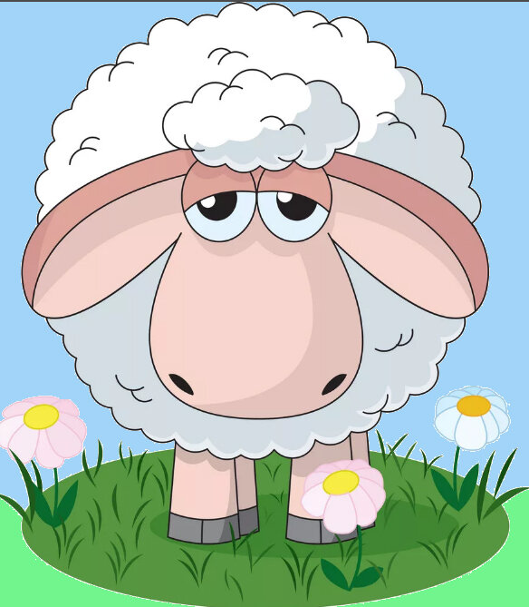 Овечки мультяшные