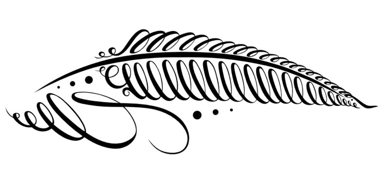 Каллиграфия узоры