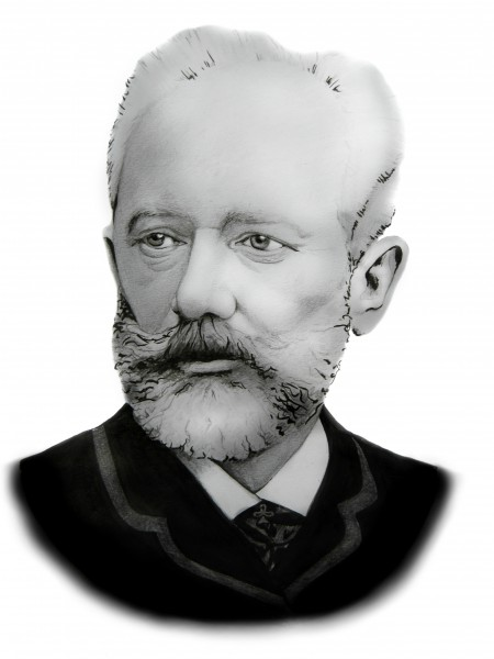 Петр Чайковский портрет