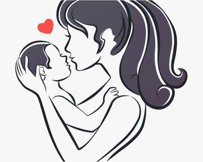 Материнство рисунок