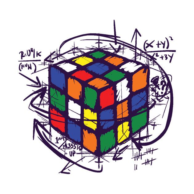Кубик Рубика рисунок