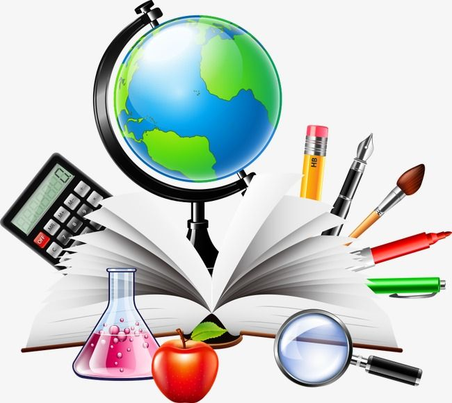 Школьный клипарт на прозрачном фоне