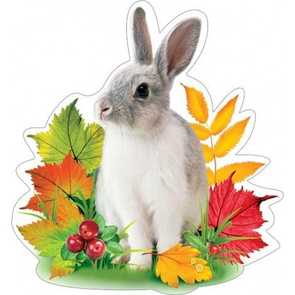 Зайчик с листом