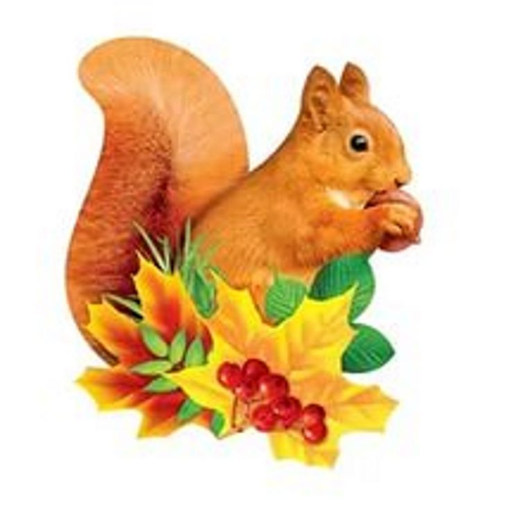 Осенние зверюшки для детей