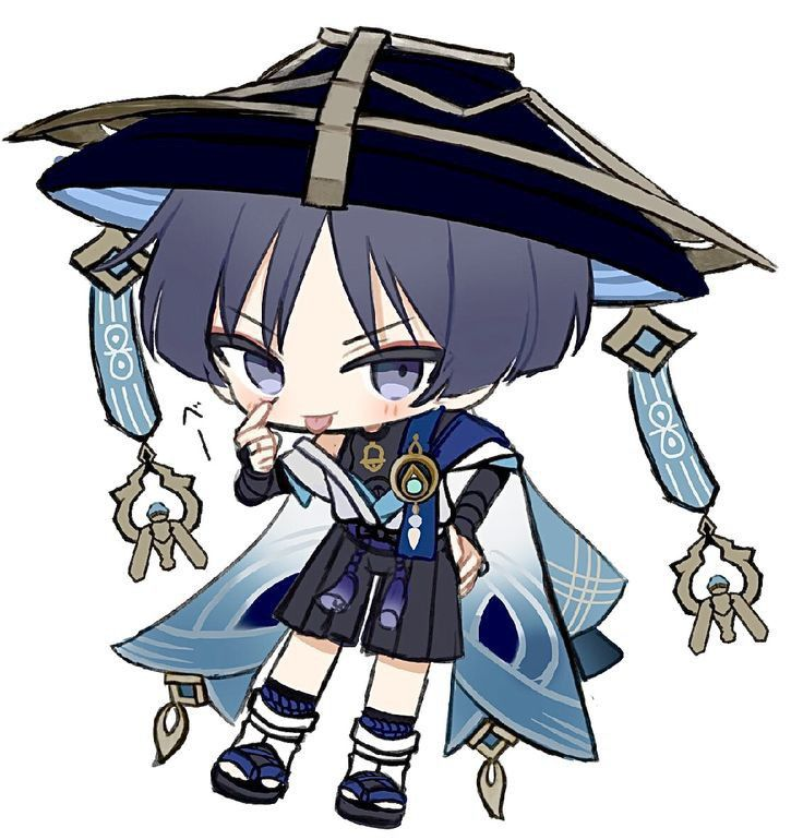 Странник Чиби Геншин Импакт