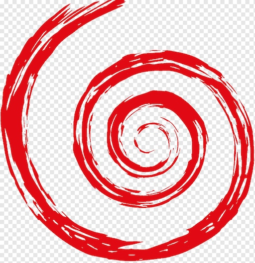 Спираль на прозрачном фоне