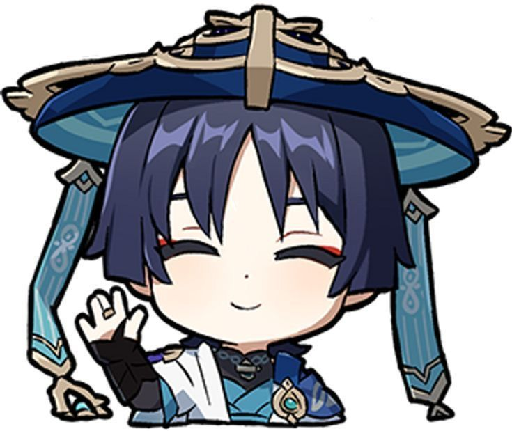 Геншин Странник Чиби милый