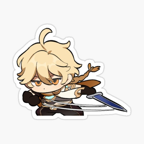 Чжун ли Геншин Чиби Стикеры