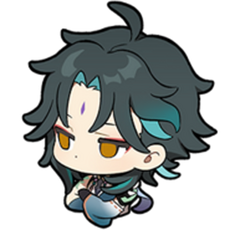 Стикеры Геншин Импакт Чиби