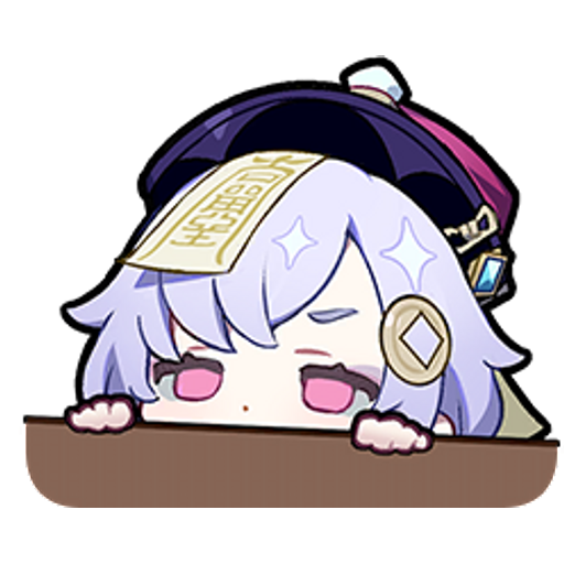 Альбедо Чиби Стикеры Геншин Импакт