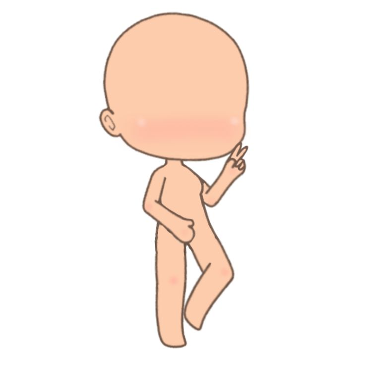 Гача лайф лысая