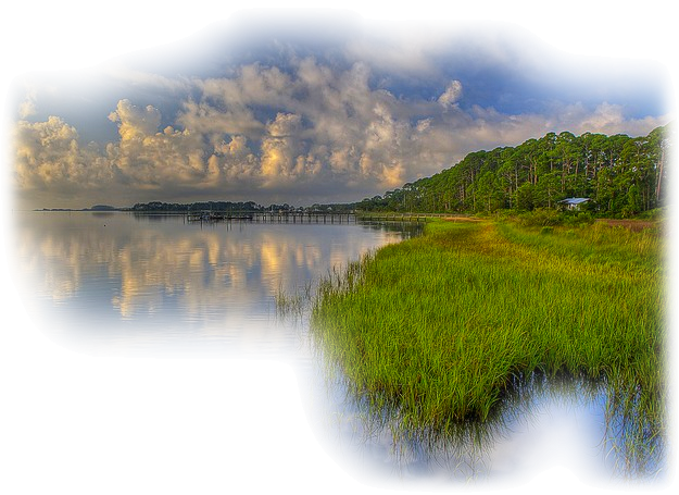 Река без фона