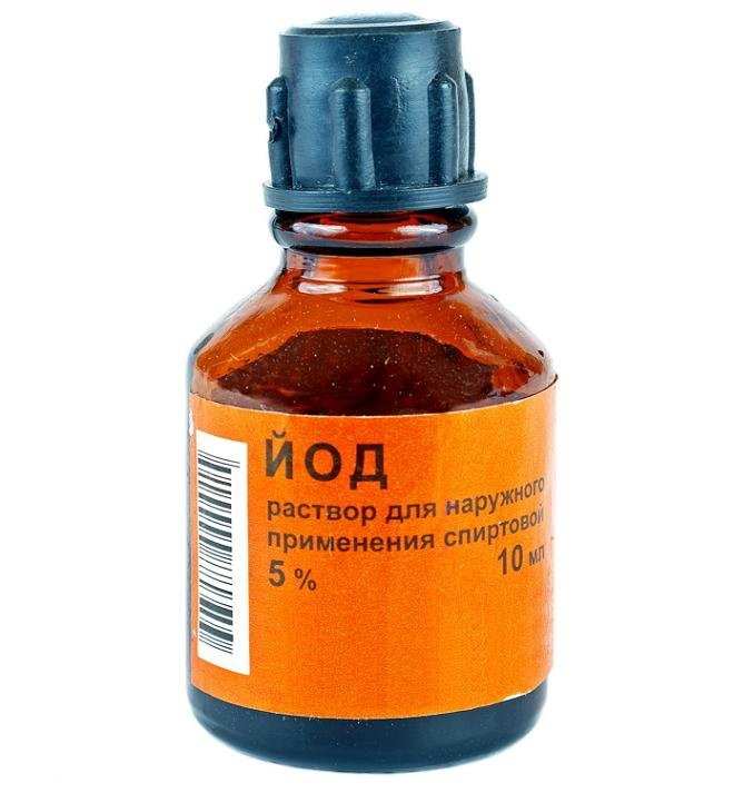 Йод р-р спирт. 5% Фл. 10 Мл