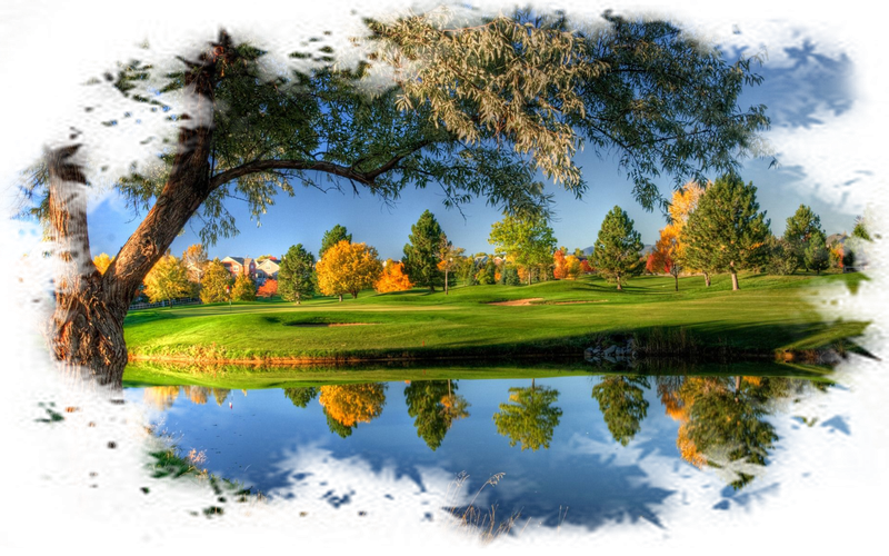 Пейзаж на прозрачном фоне для фотошопа