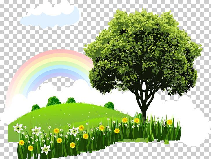 Природа мультяшная