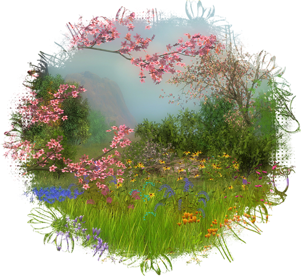 Весенний клипарт на прозрачном фоне