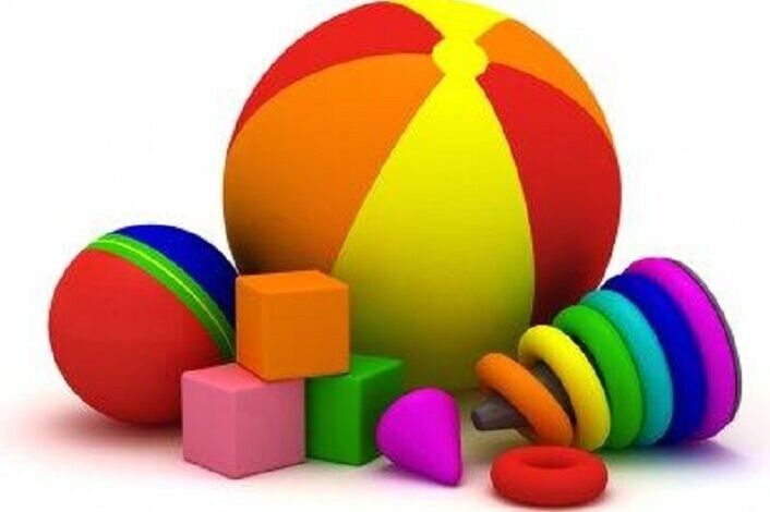 Яркие детские игрушки