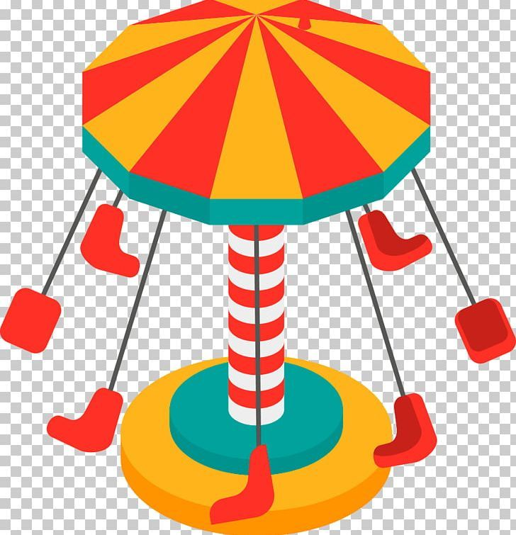 Дети на карусели