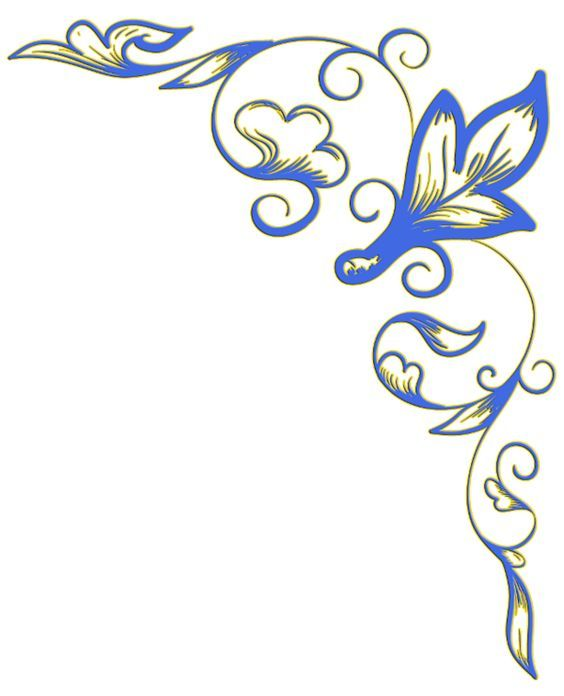 Угловой узор