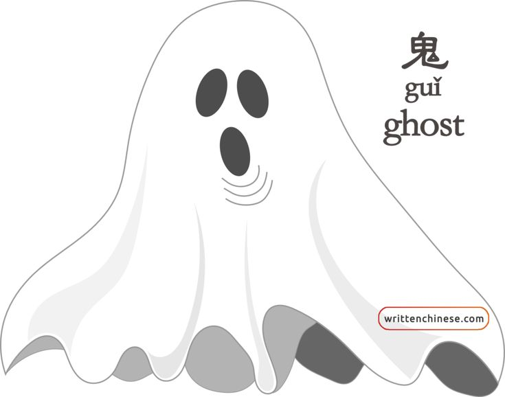 Привидение рисунок