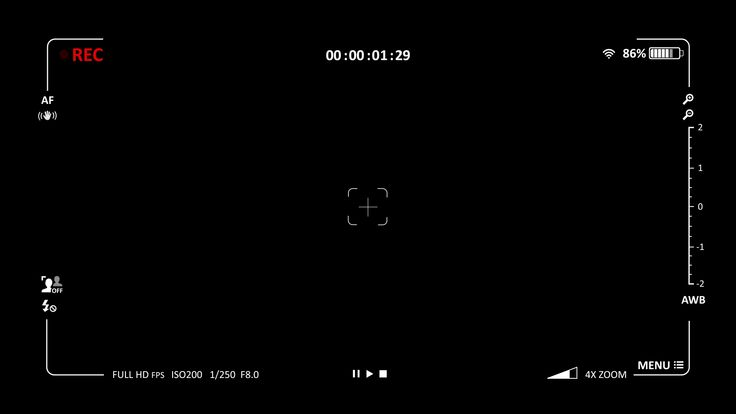 Экран камеры для фотошопа