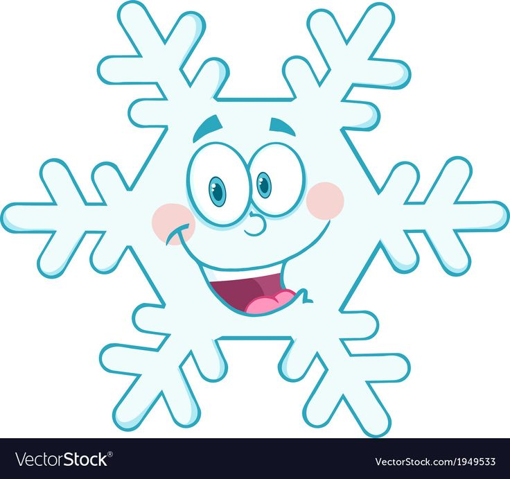 Снежинки с глазками