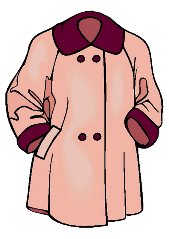 Пальто нарисовать