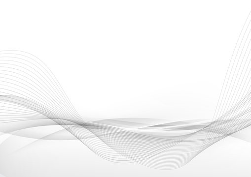 Абстрактные линии на белом фоне