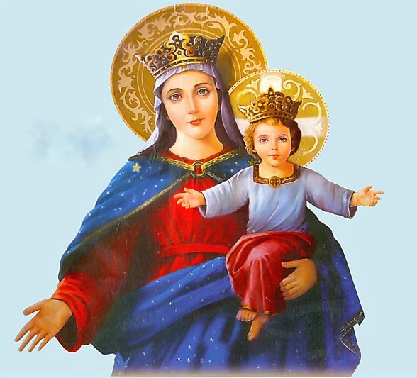 Пресвятая Богородица Дева Мария икона